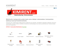 Tablet Screenshot of kimirent.com
